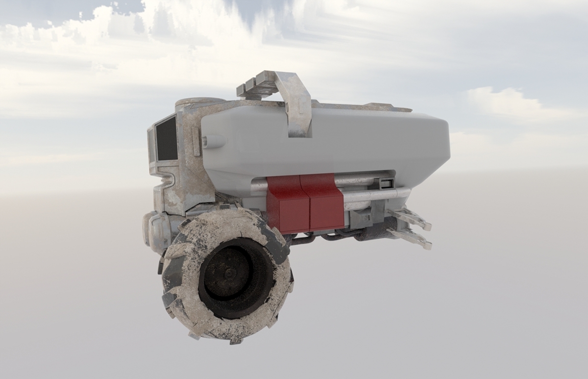 industrial design，intelligence，science and technology，truck，conceptual design，