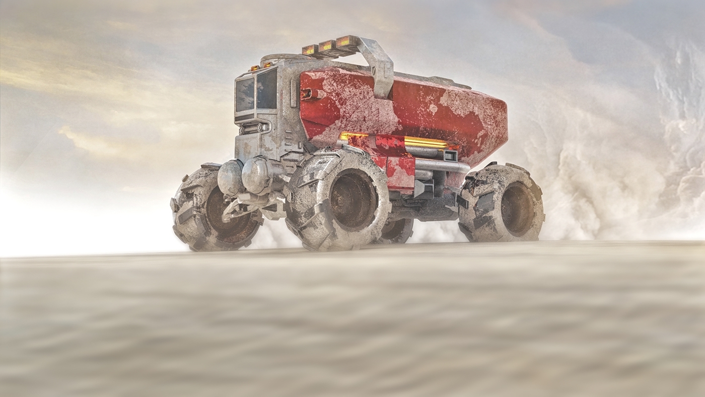 industrial design，intelligence，science and technology，truck，conceptual design，