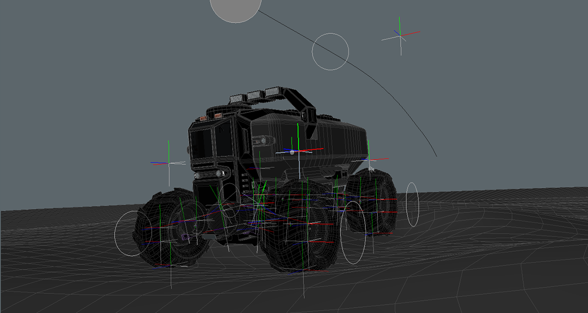 industrial design，intelligence，science and technology，truck，conceptual design，