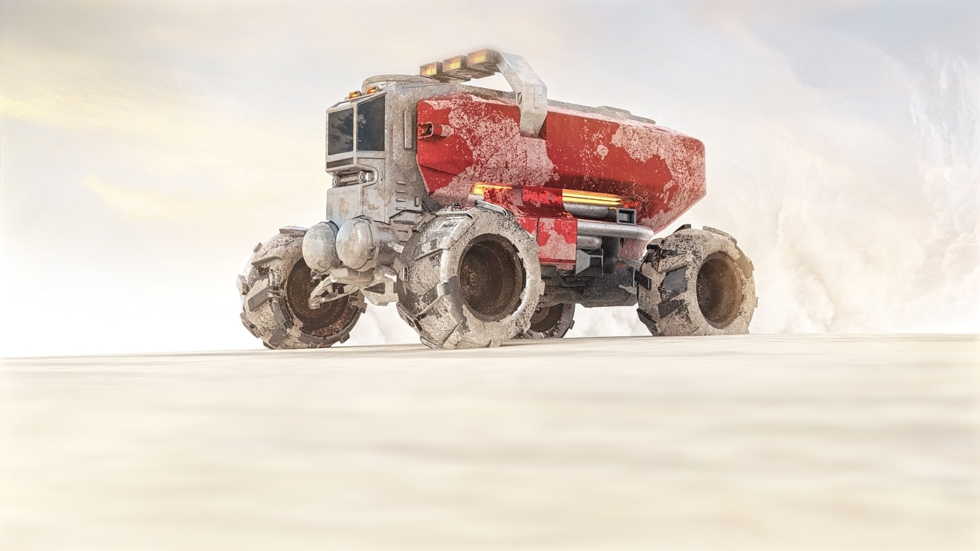 industrial design，intelligence，science and technology，truck，conceptual design，