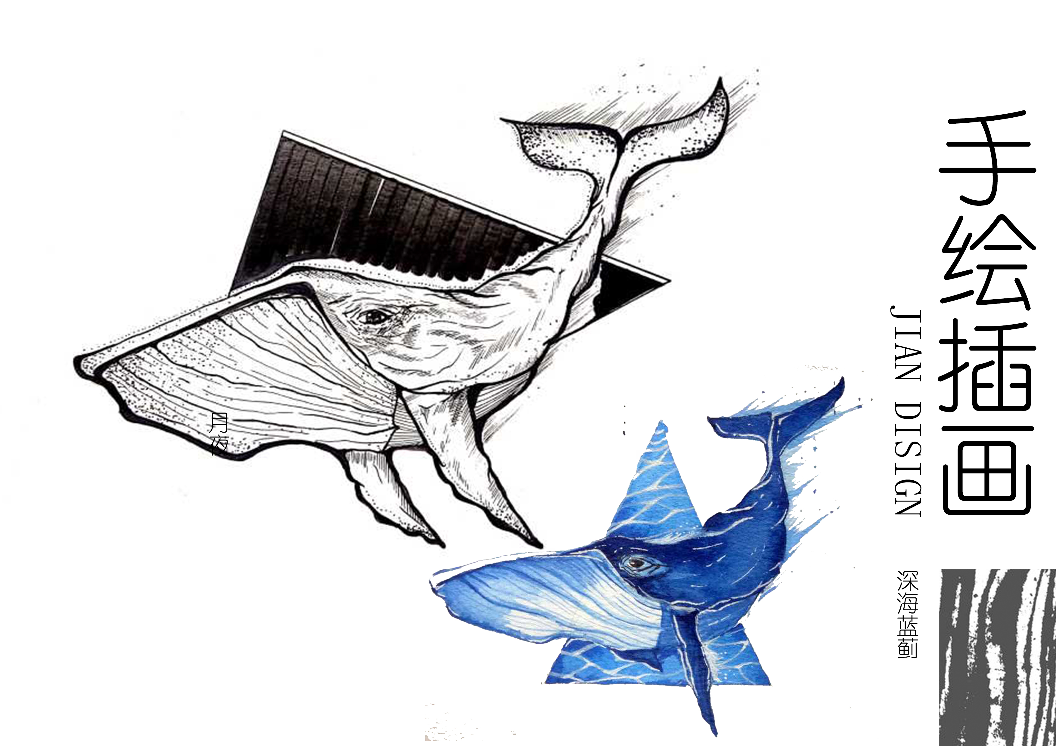 Illustration, needle pen, dot painting,，