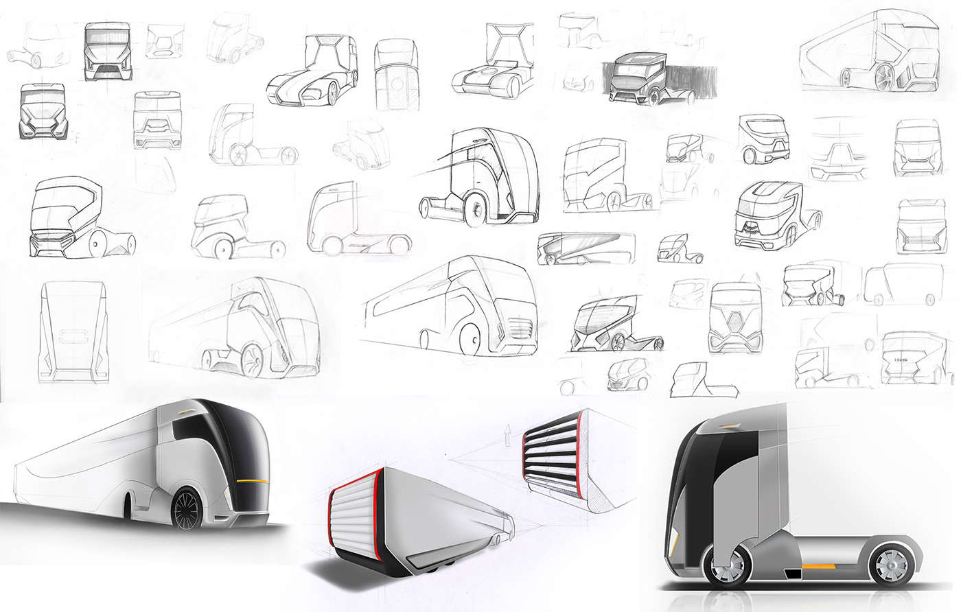 industrial design，intelligence，science and technology，conceptual design，Truck design，