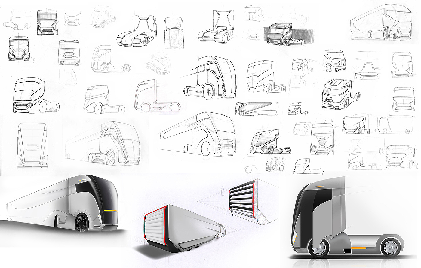 industrial design，intelligence，science and technology，conceptual design，Truck design，