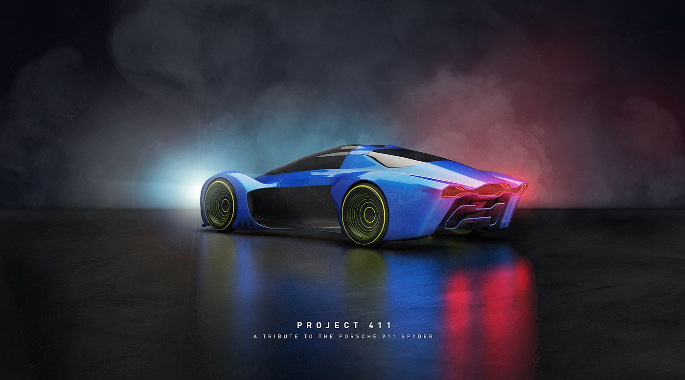 vehicle，automobile，Sports car，Porsche，porsche，Concept model，