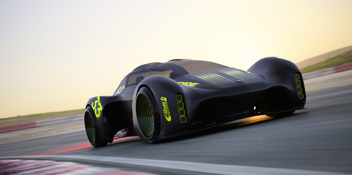 vehicle，automobile，Sports car，Porsche，porsche，Concept model，