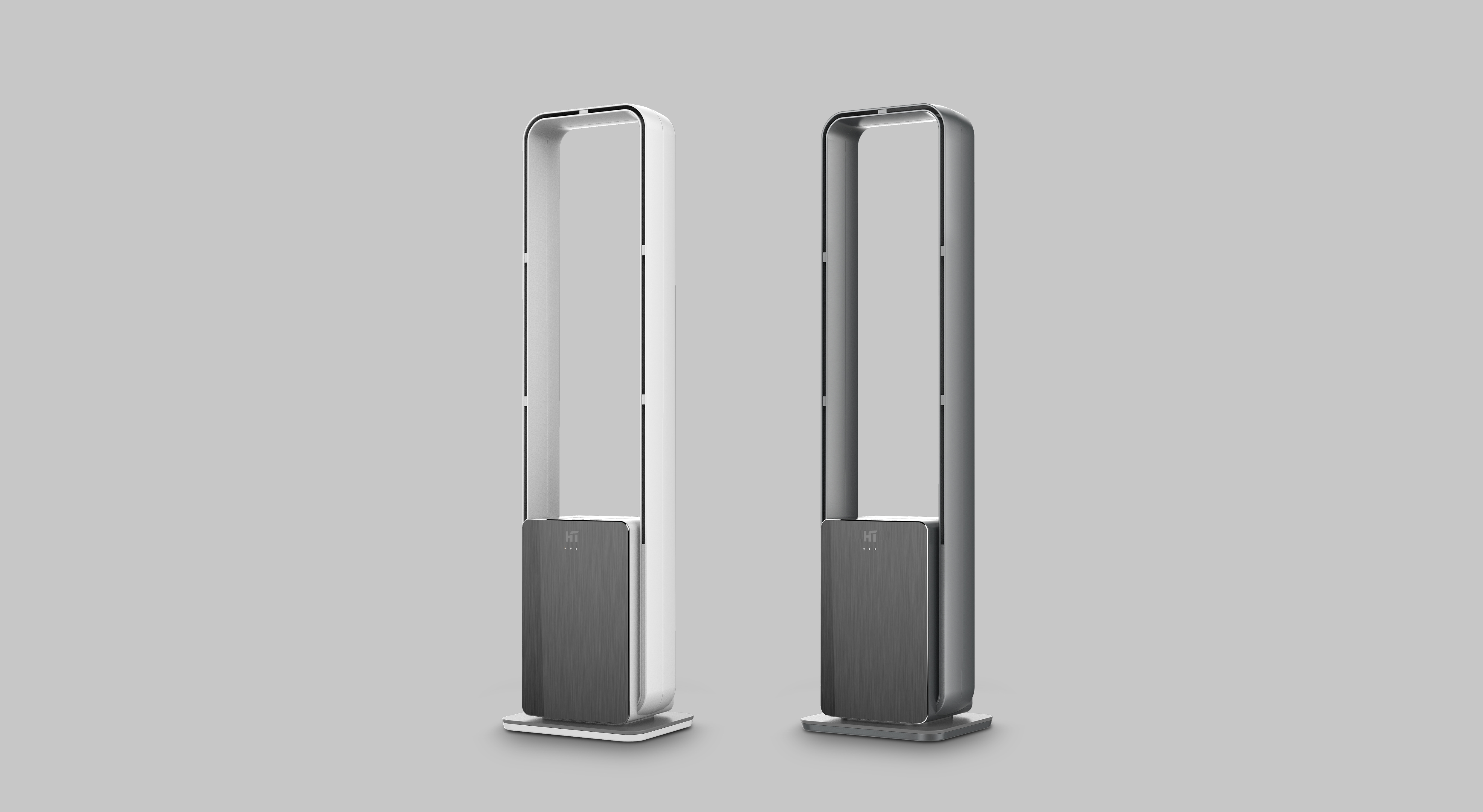 Spade design，Leafless fan，