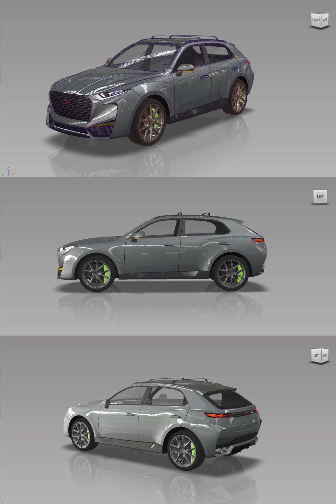 Alias，modeling，automobile，three-dimensional model，