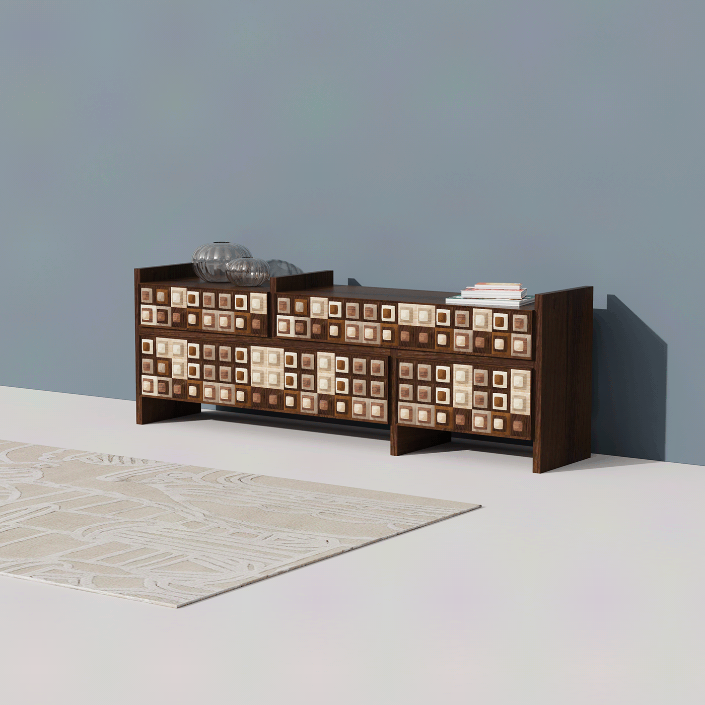 furniture，solid wood，Splicing，Prism，