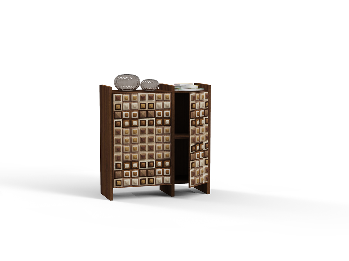 furniture，solid wood，Splicing，Prism，