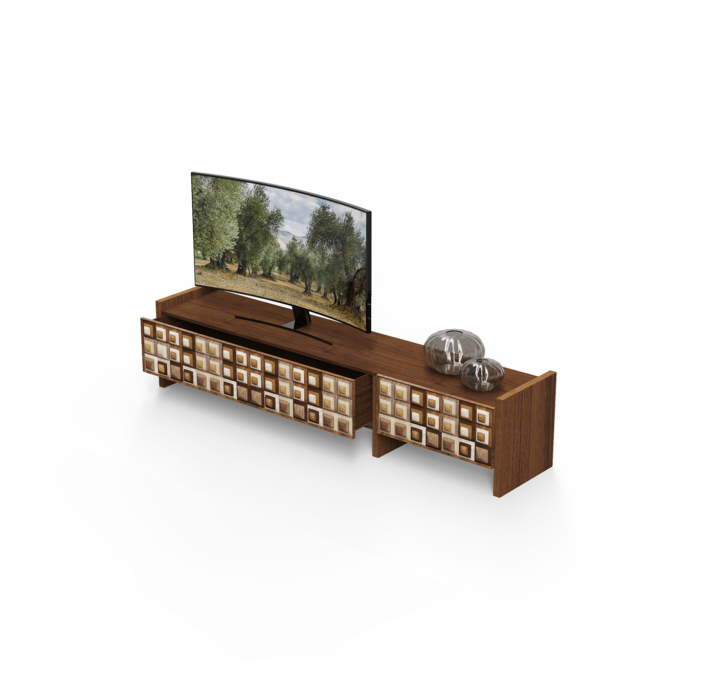 furniture，solid wood，Splicing，Prism，