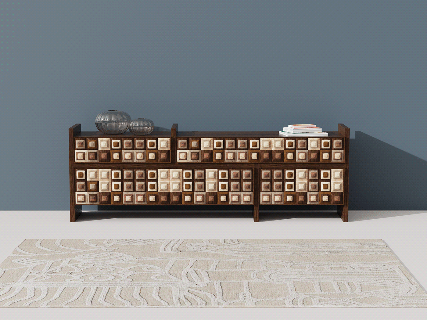 furniture，solid wood，Splicing，Prism，