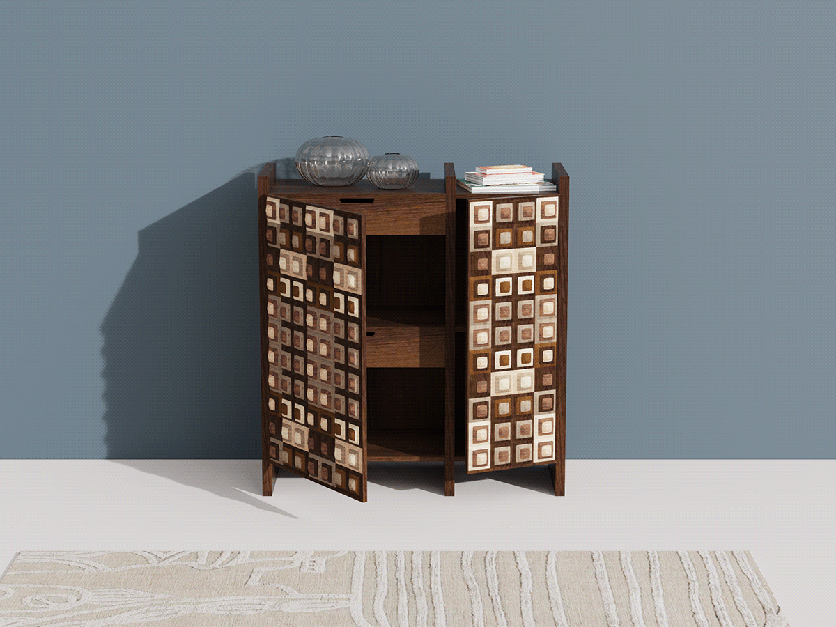 furniture，solid wood，Splicing，Prism，