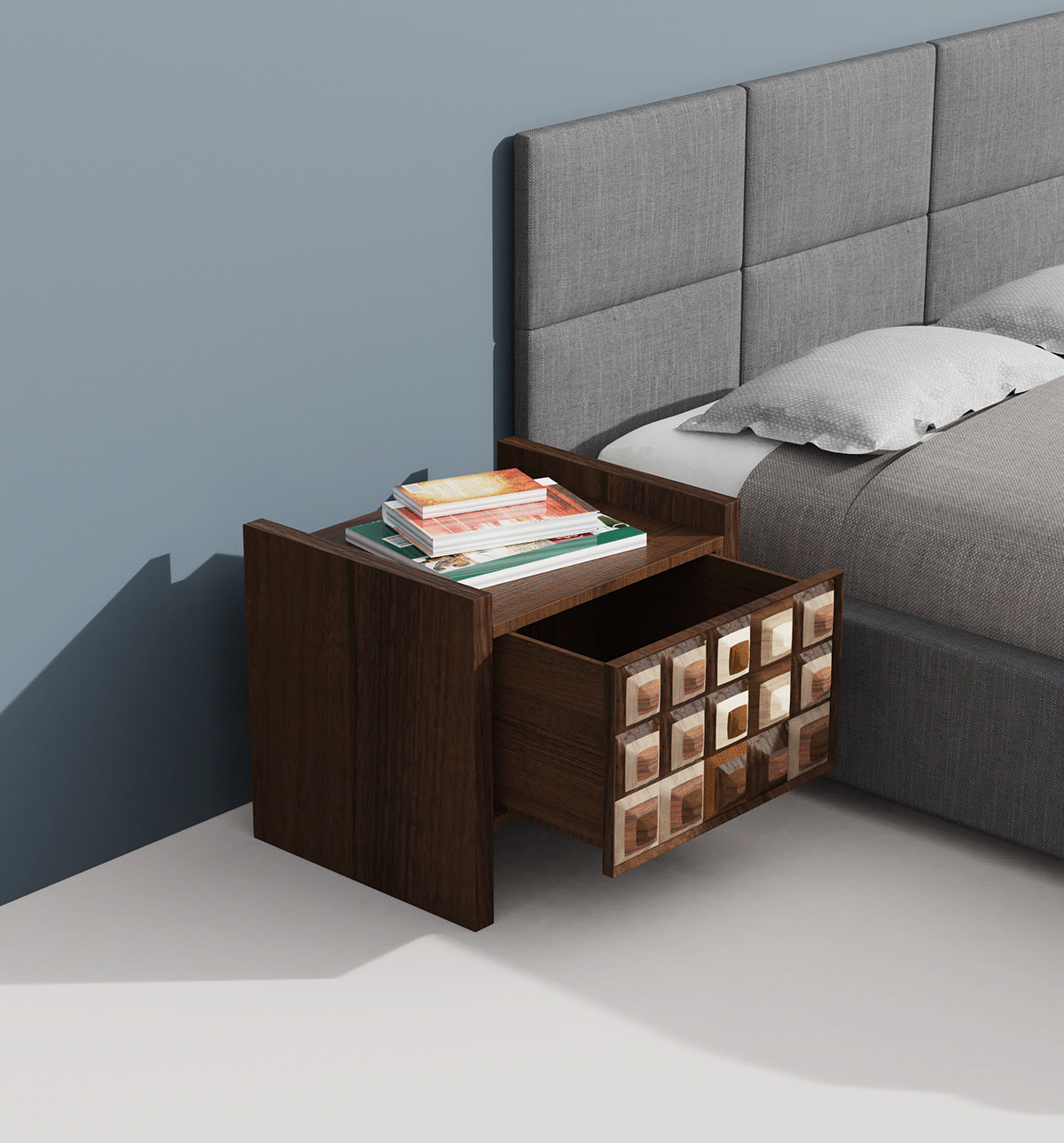 furniture，solid wood，Splicing，Prism，