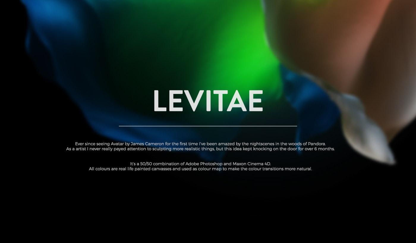 flower，change，color，Pandora，Design，Night view，