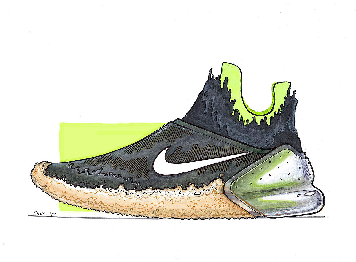 shoes，Hand drawn，sketch，fashion，clothing design，