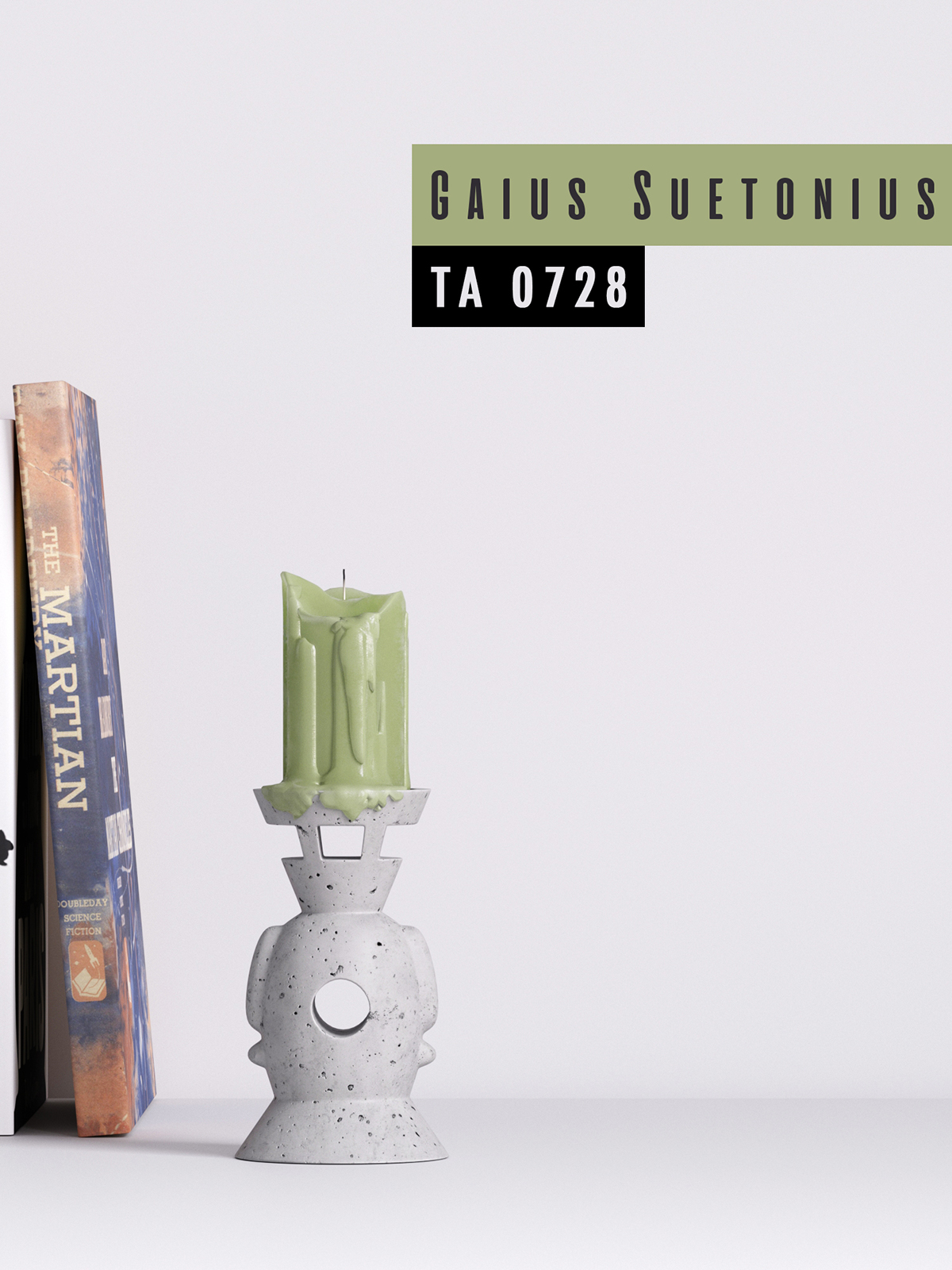 concrete，Space，Candlestick，