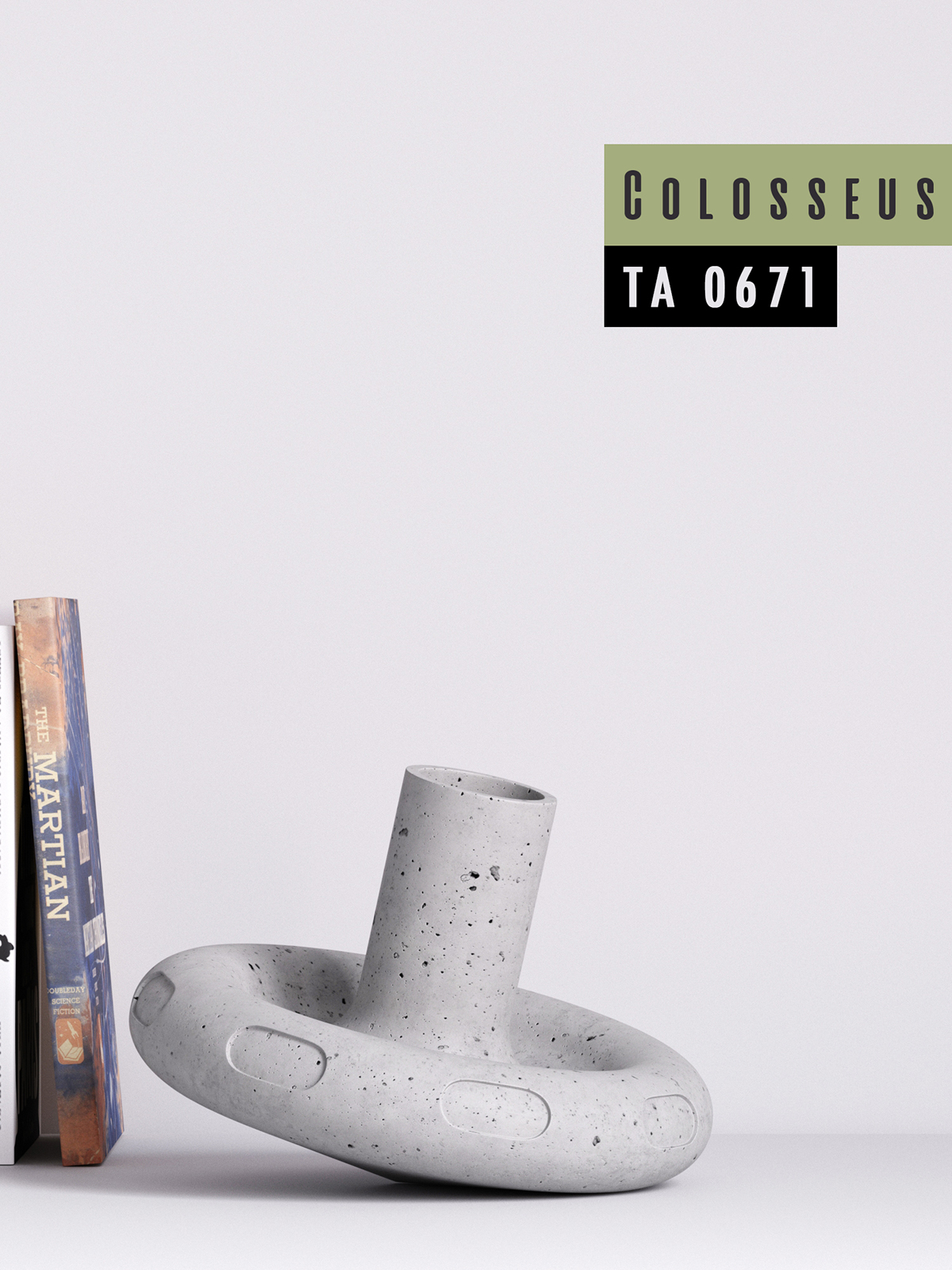 concrete，Space，Candlestick，