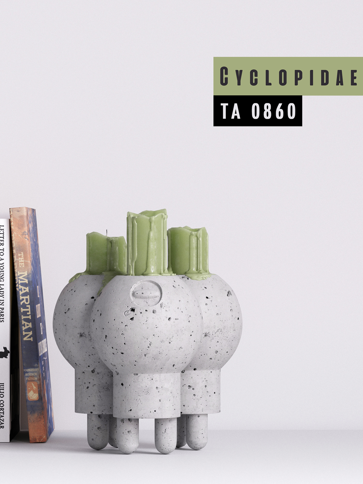 concrete，Space，Candlestick，