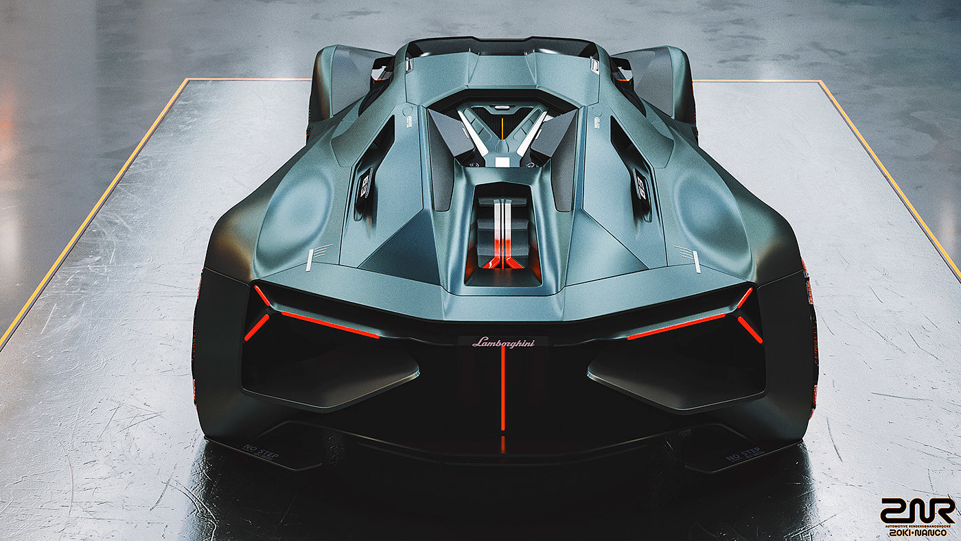 Concept Car，Futurism，Lamborghini，Lamborghini，Sports car，vehicle，