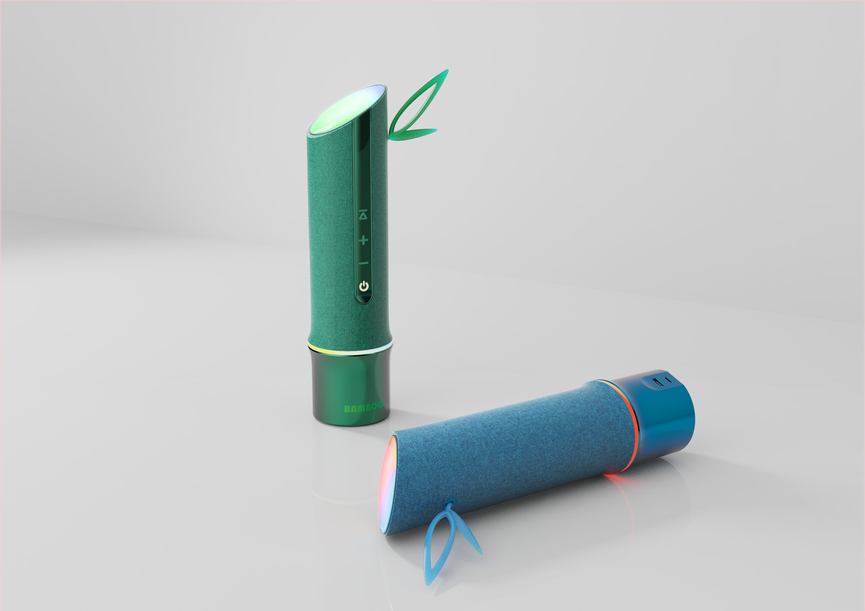 Intelligent speaker，Bamboo，atmosphere，