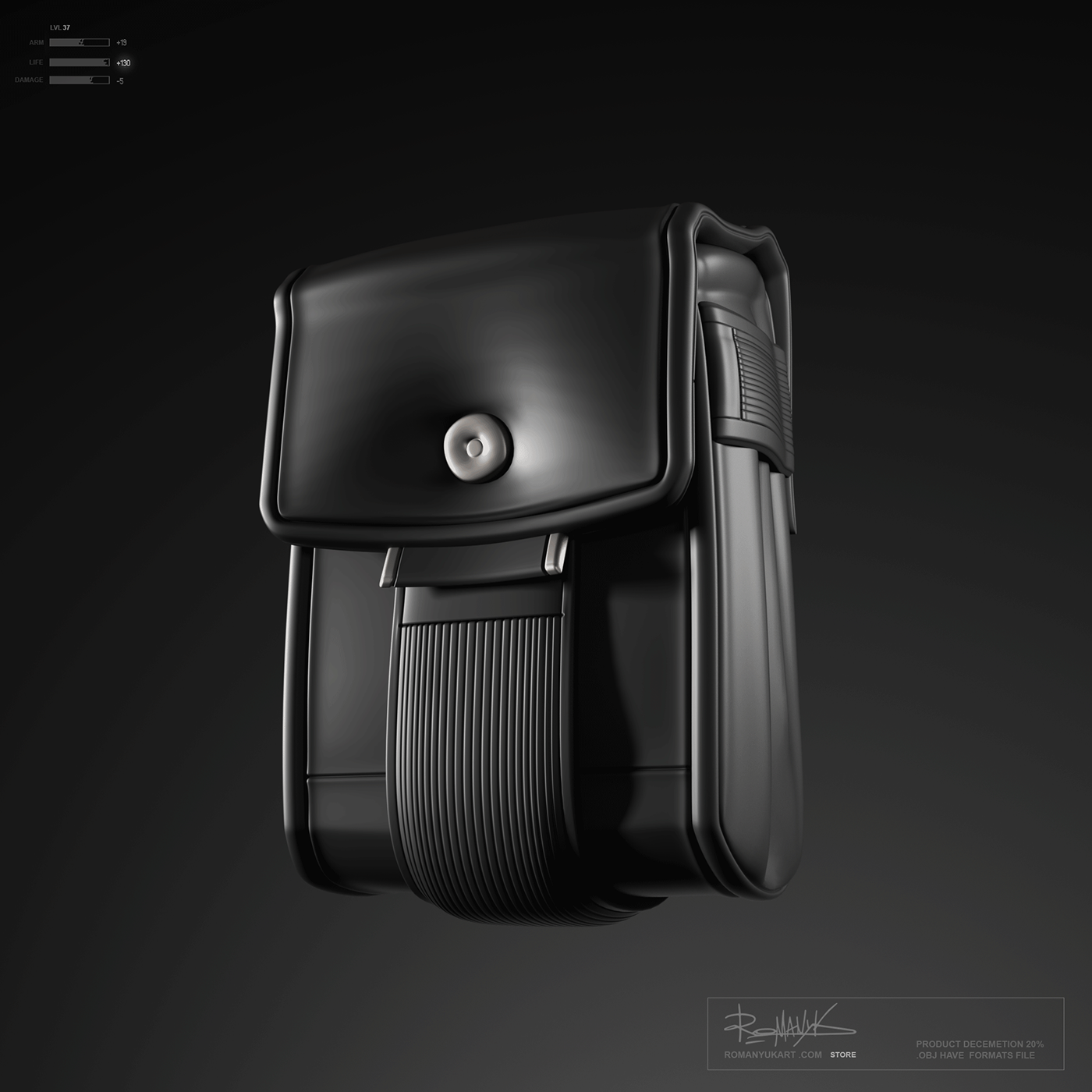 a helmet and armor，Game model，3D armor，Character art，Game character，