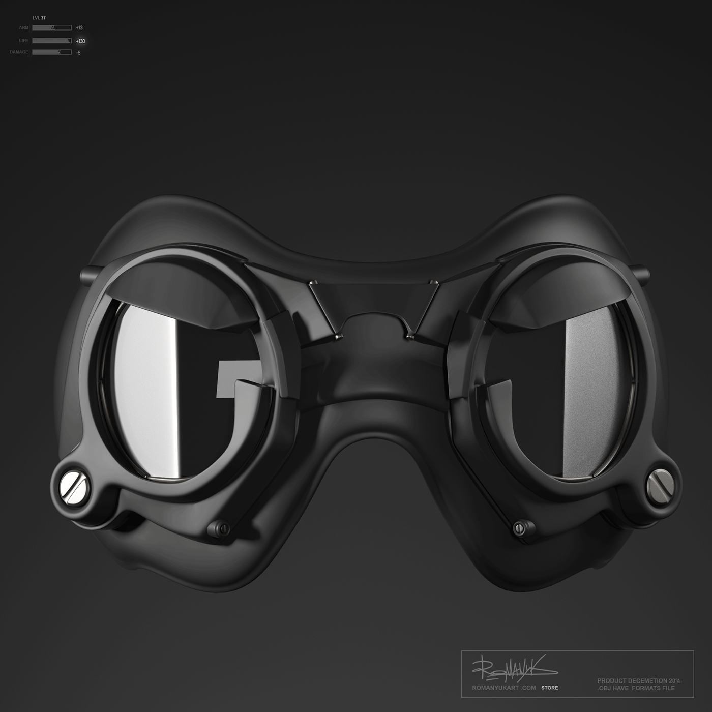 a helmet and armor，Game model，3D armor，Character art，Game character，