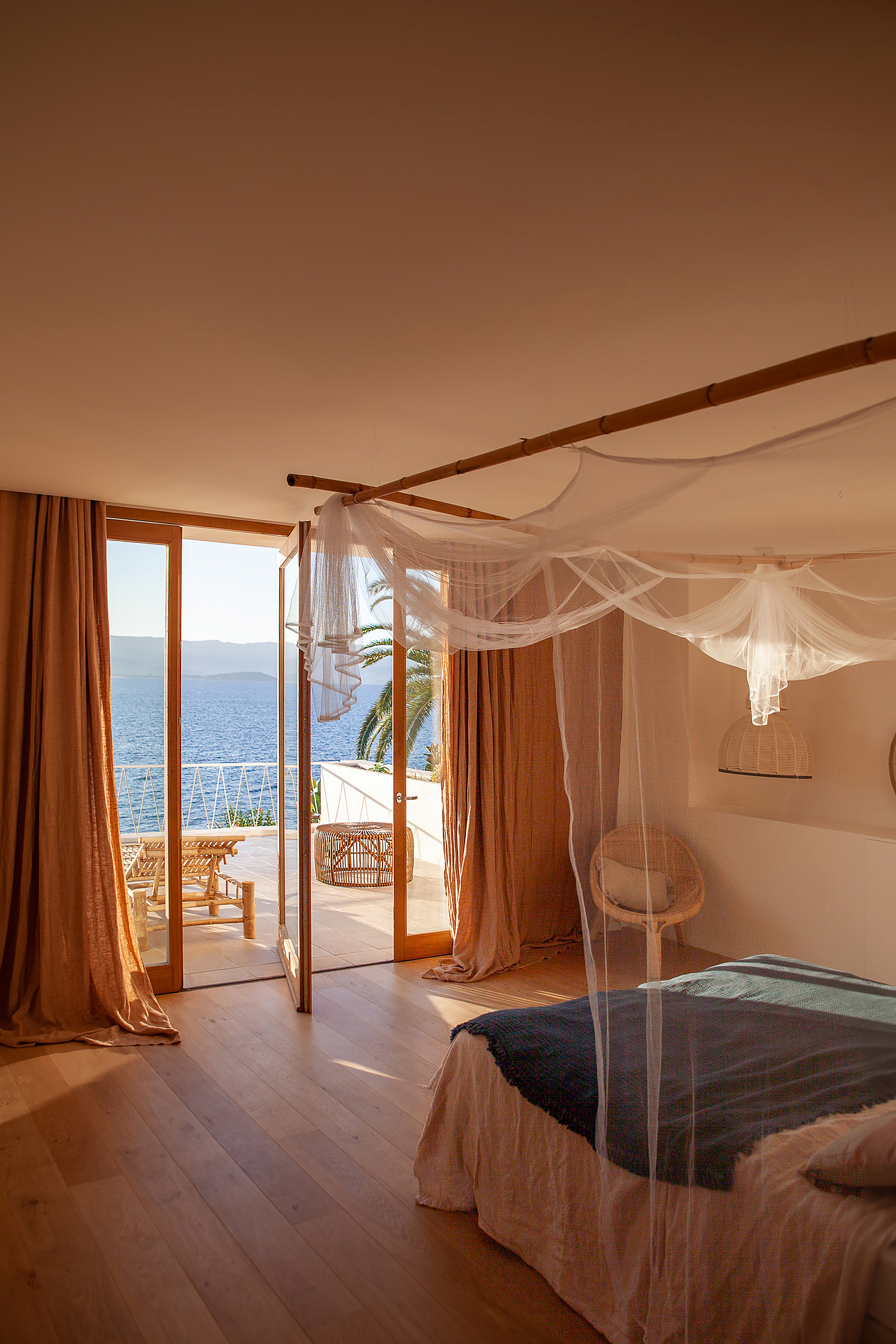 Vacation house，seaview room，Interior design，