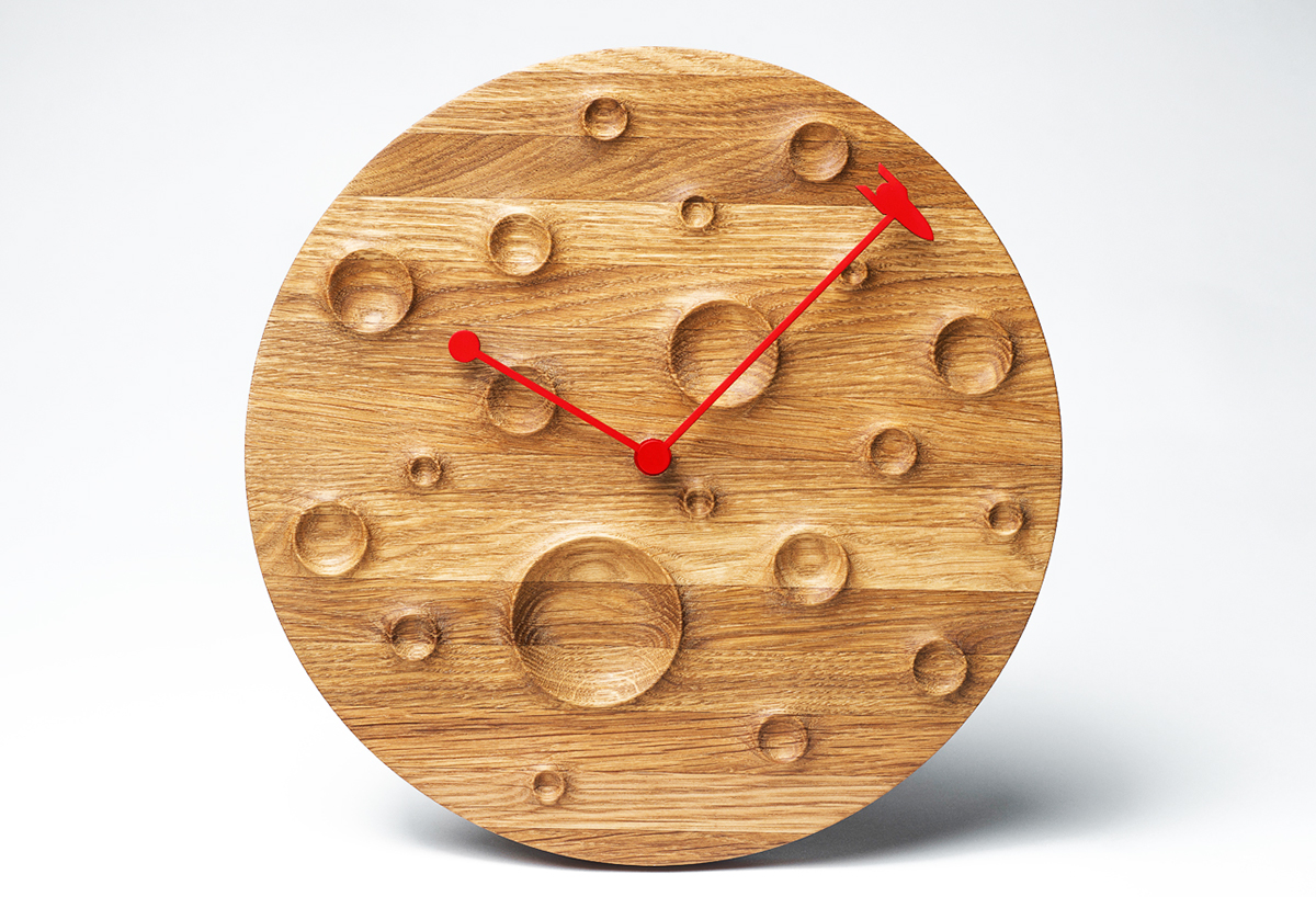 clocks and watches，Moon，Theme design，industrial design，product design，