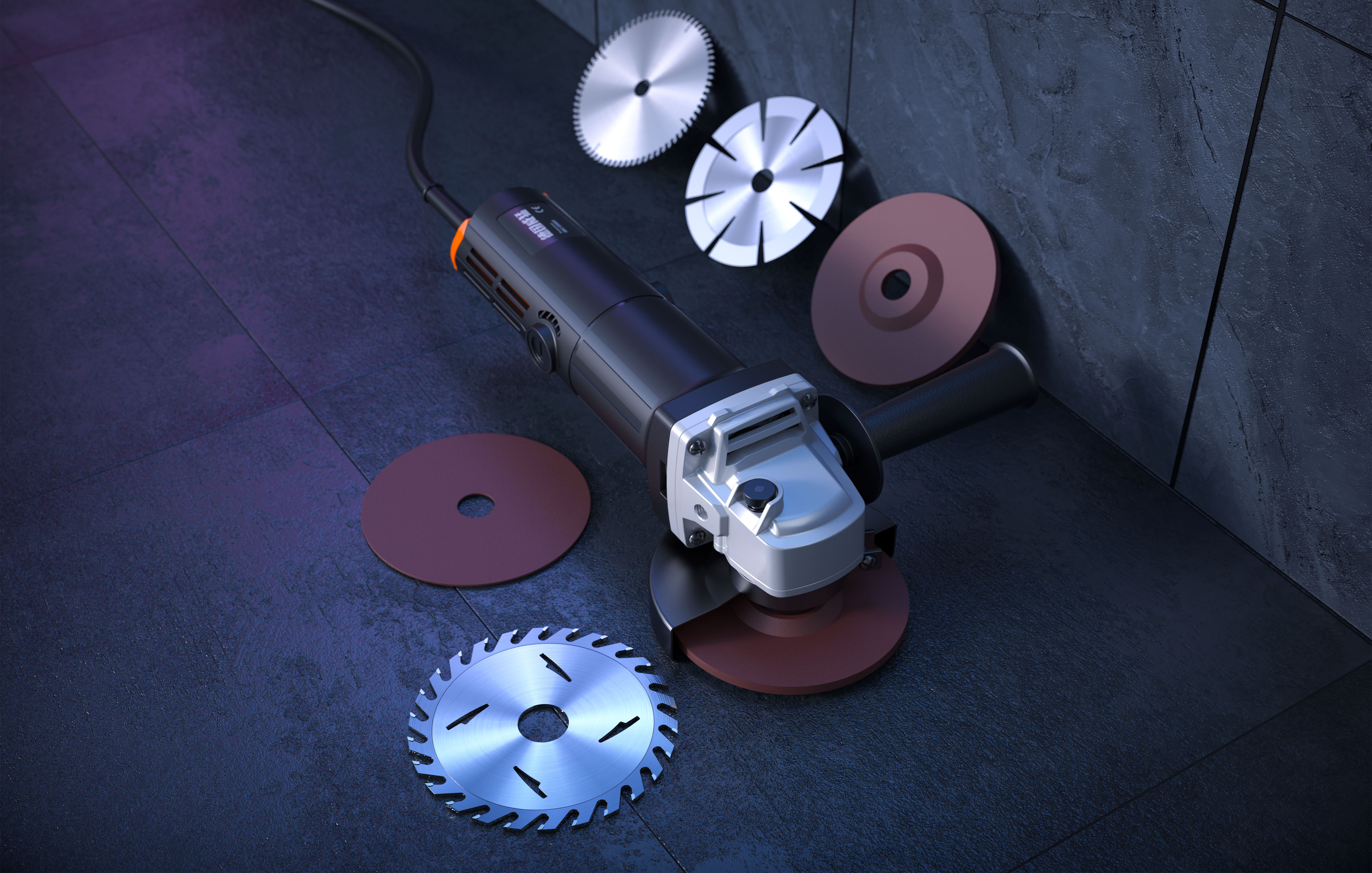 Electric tool，Hardware tools，Angle grinder，