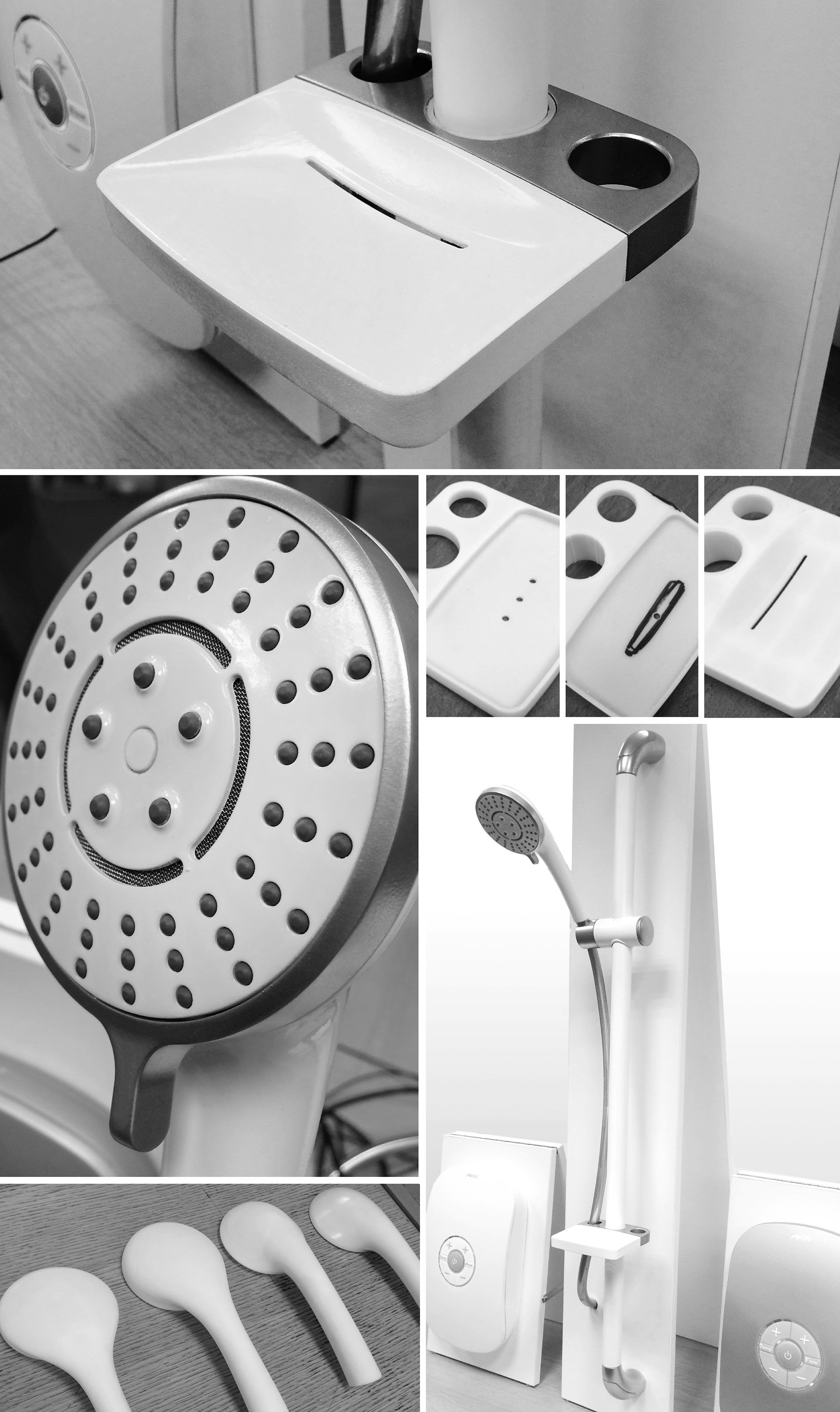 Reprint，industrial design，product design，Shower head，bathroom，