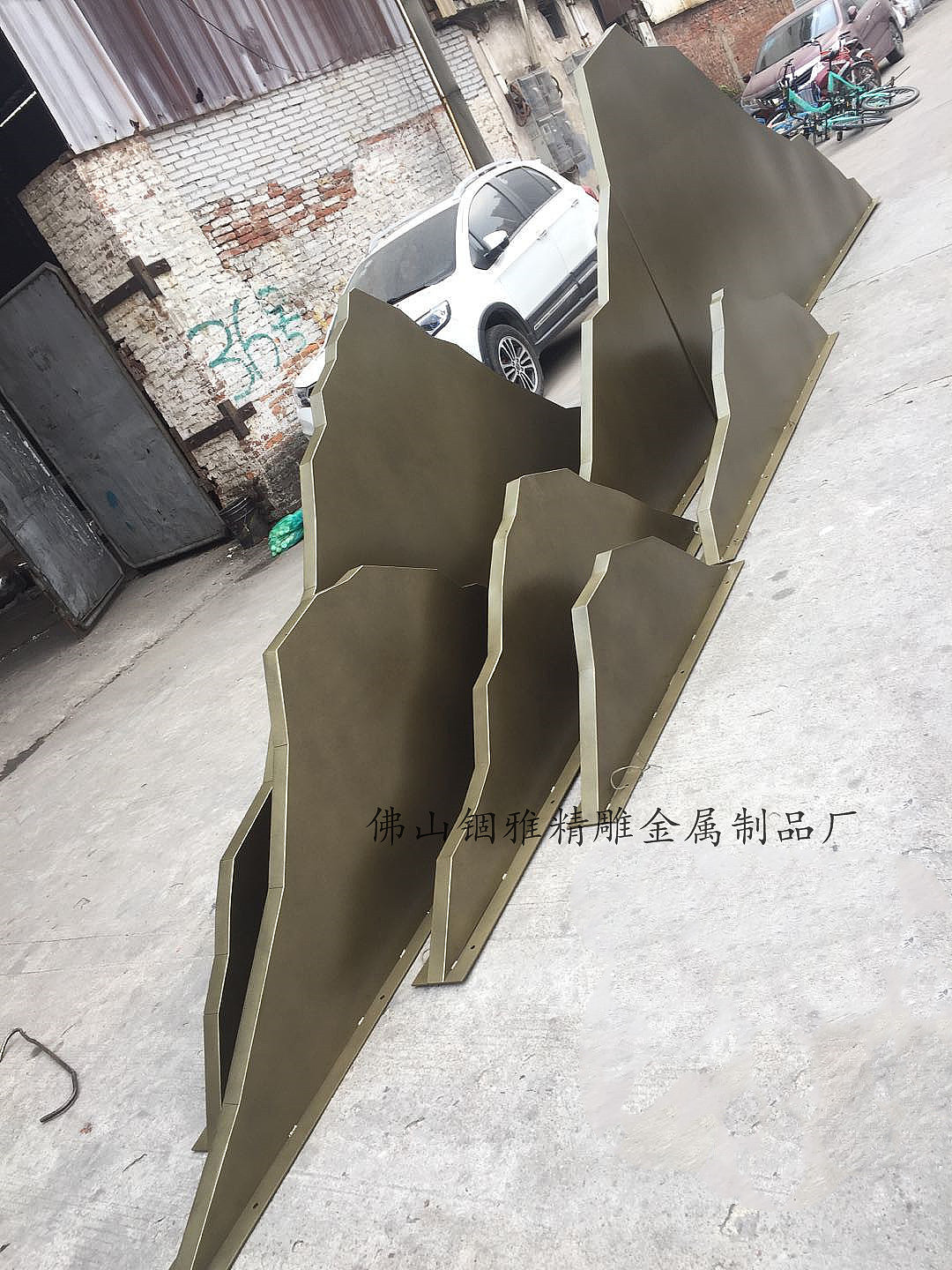 Stainless steel sculpture, stainless steel rockery，