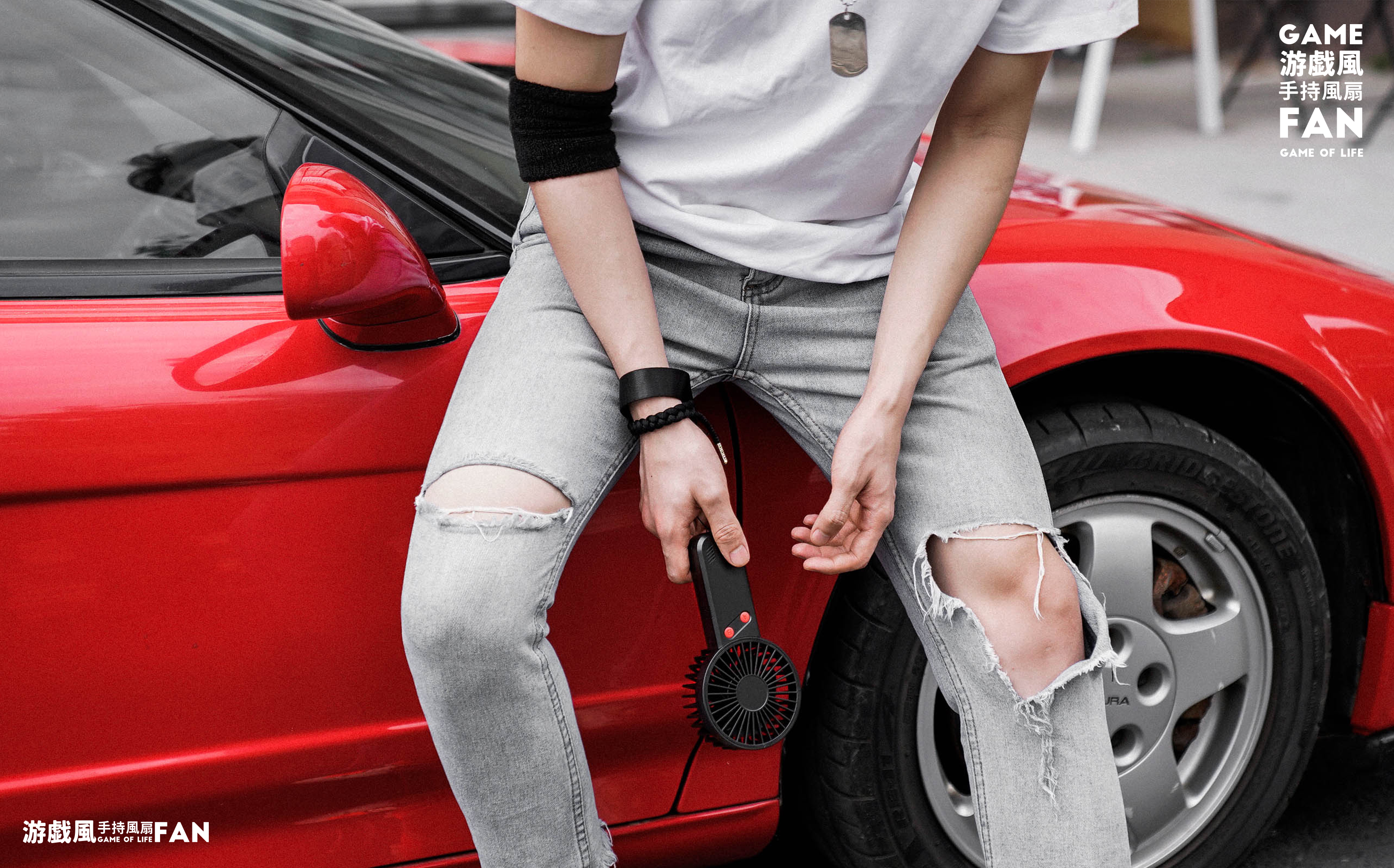 Handheld fan，Game fan，personality，Tide play，Render，Hand drawn，Fan，Summer，