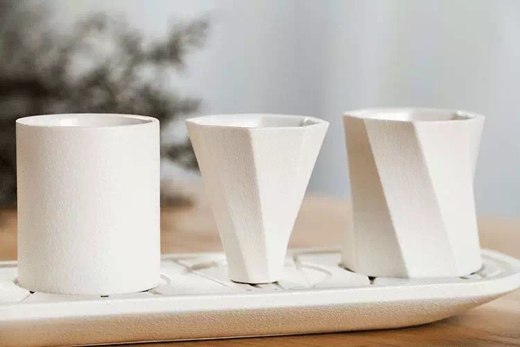 Master Cup，tea set，Poxi，Pizza cup，geometry，Simplicity，black and white，