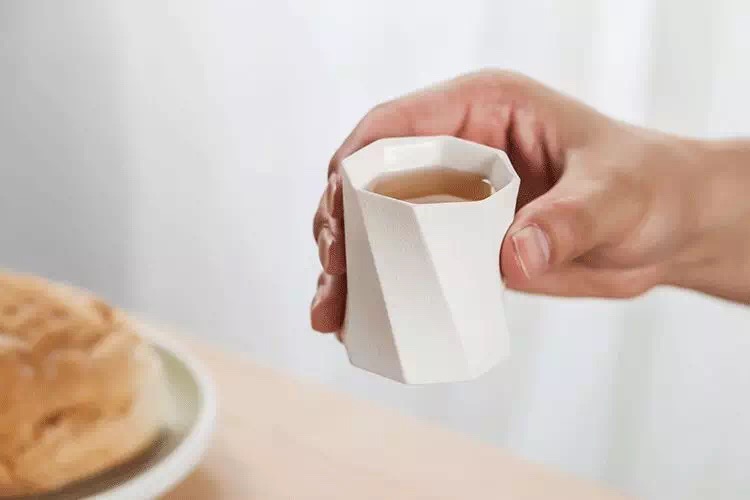 Master Cup，tea set，Poxi，Pizza cup，geometry，Simplicity，black and white，