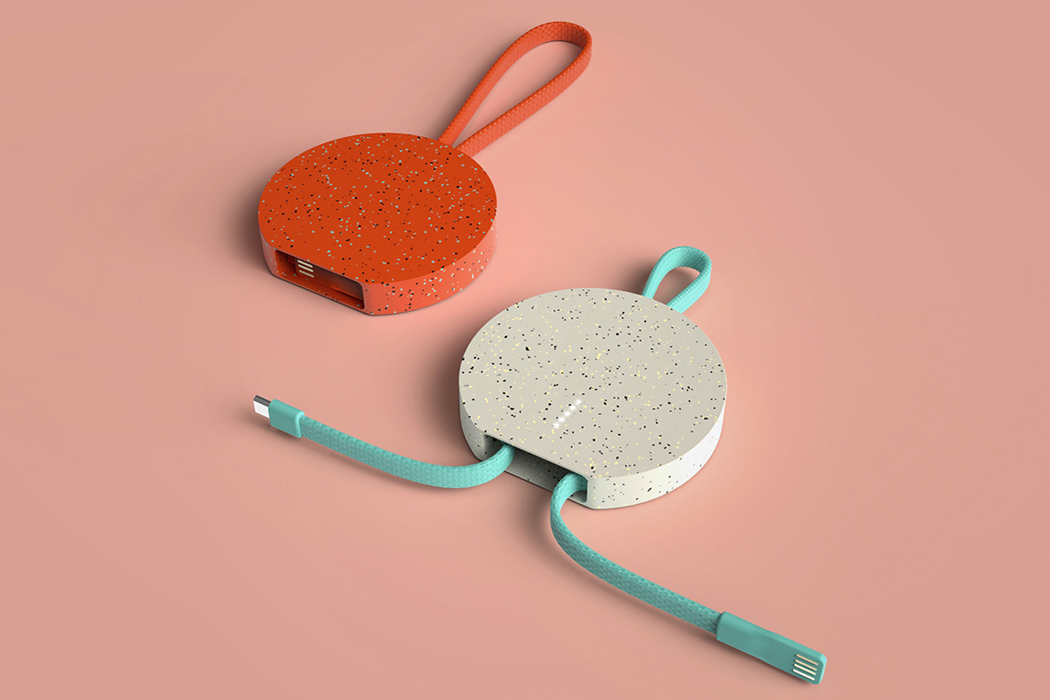 portable source，pinkycolor ，Mobile phone shell，data line，Fashionable and beautiful，