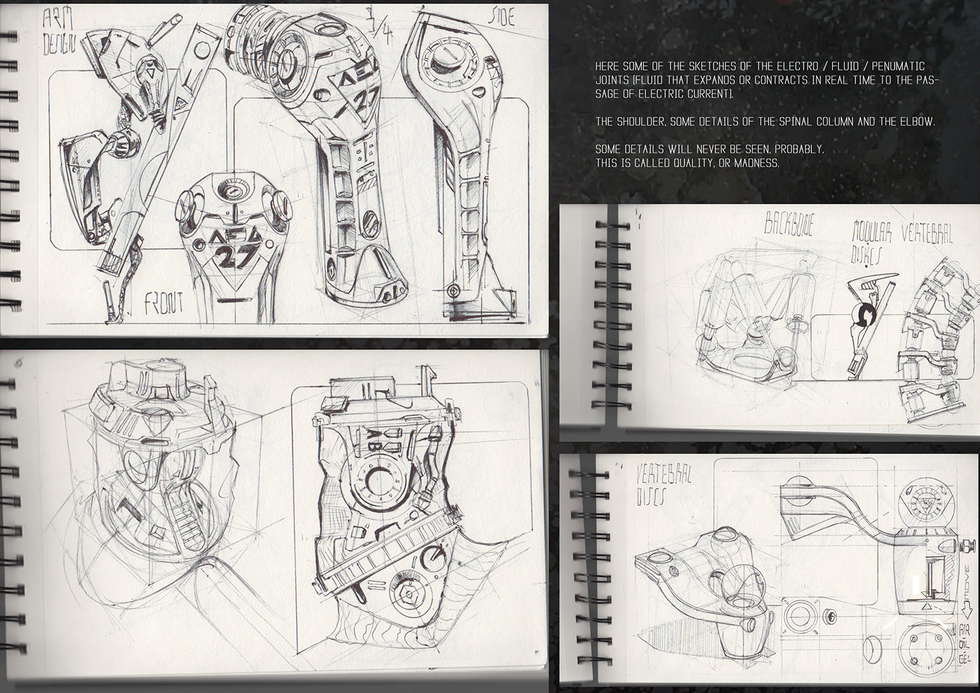 robot，Character design，Digital art，Render，Hand drawn，