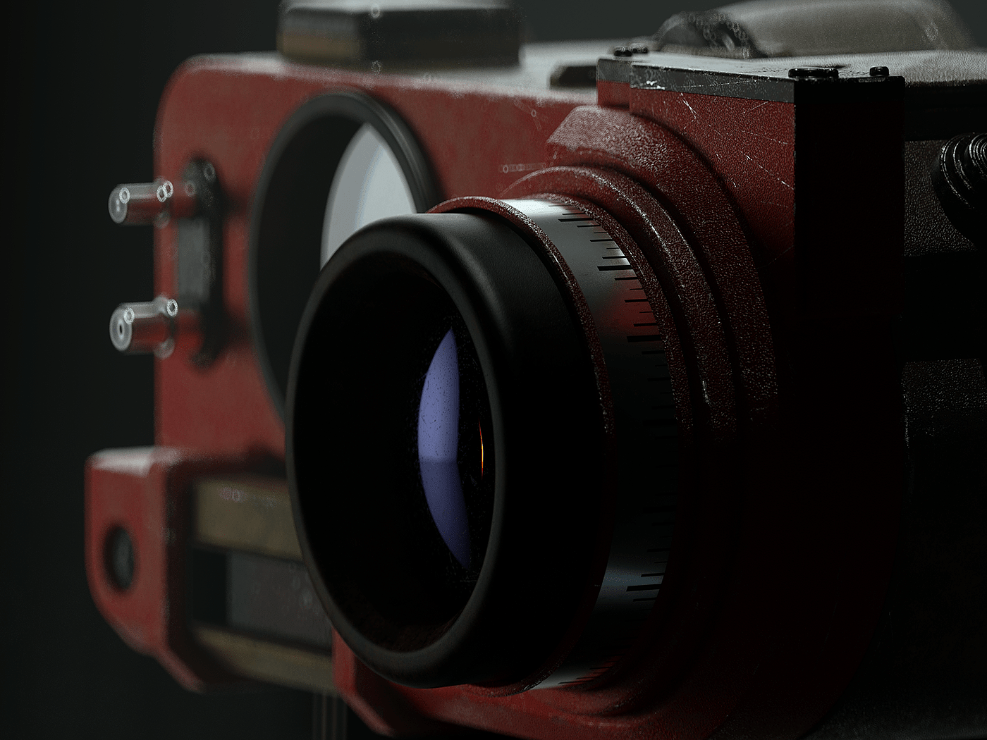 望远镜，Cinema 4D，Autodesk Fusion 360，Redshift 3D，ps，