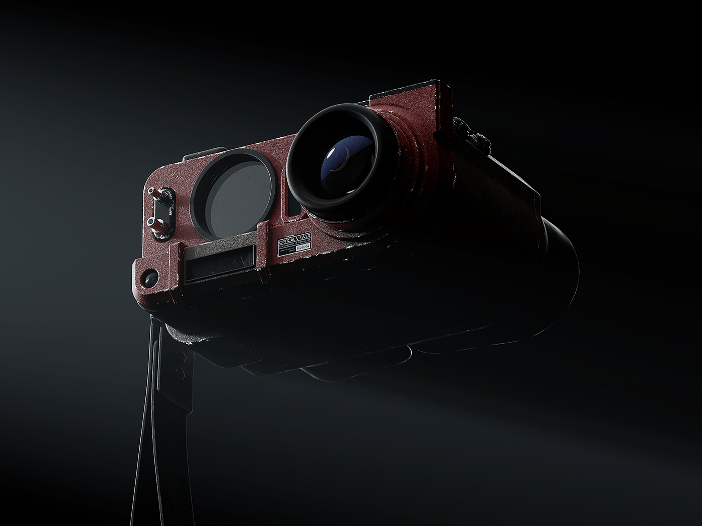 望远镜，Cinema 4D，Autodesk Fusion 360，Redshift 3D，ps，