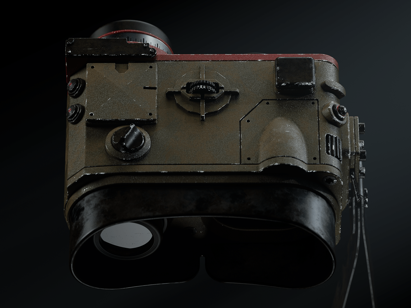 telescope，Cinema 4D，Autodesk Fusion 360，Redshift 3D，ps，