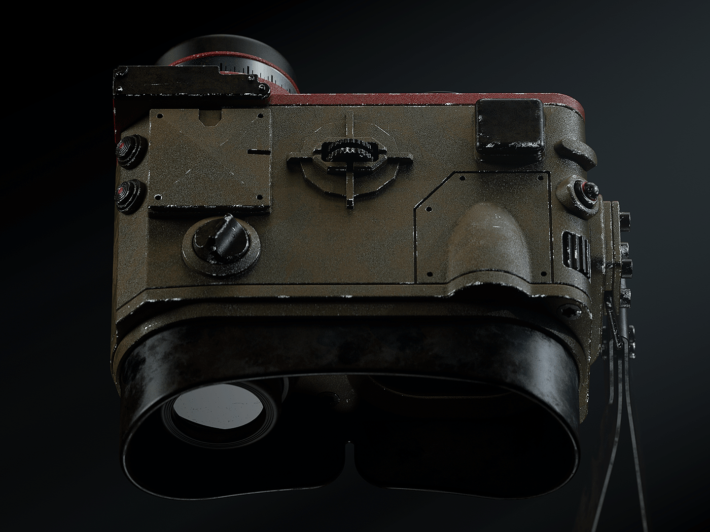 telescope，Cinema 4D，Autodesk Fusion 360，Redshift 3D，ps，