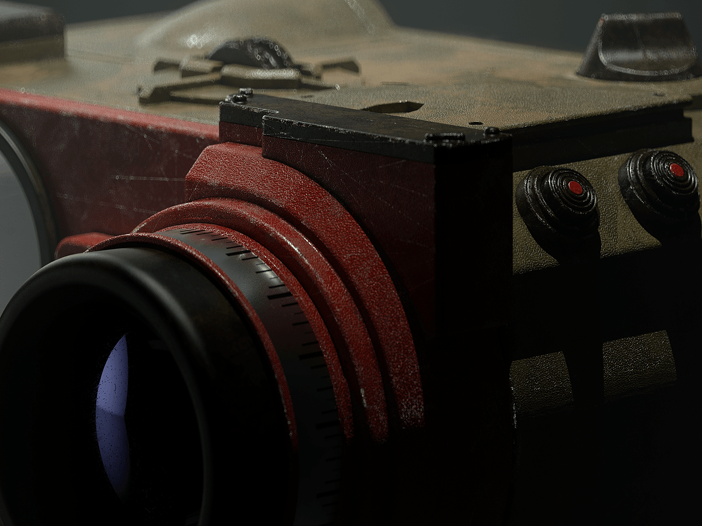 望远镜，Cinema 4D，Autodesk Fusion 360，Redshift 3D，ps，