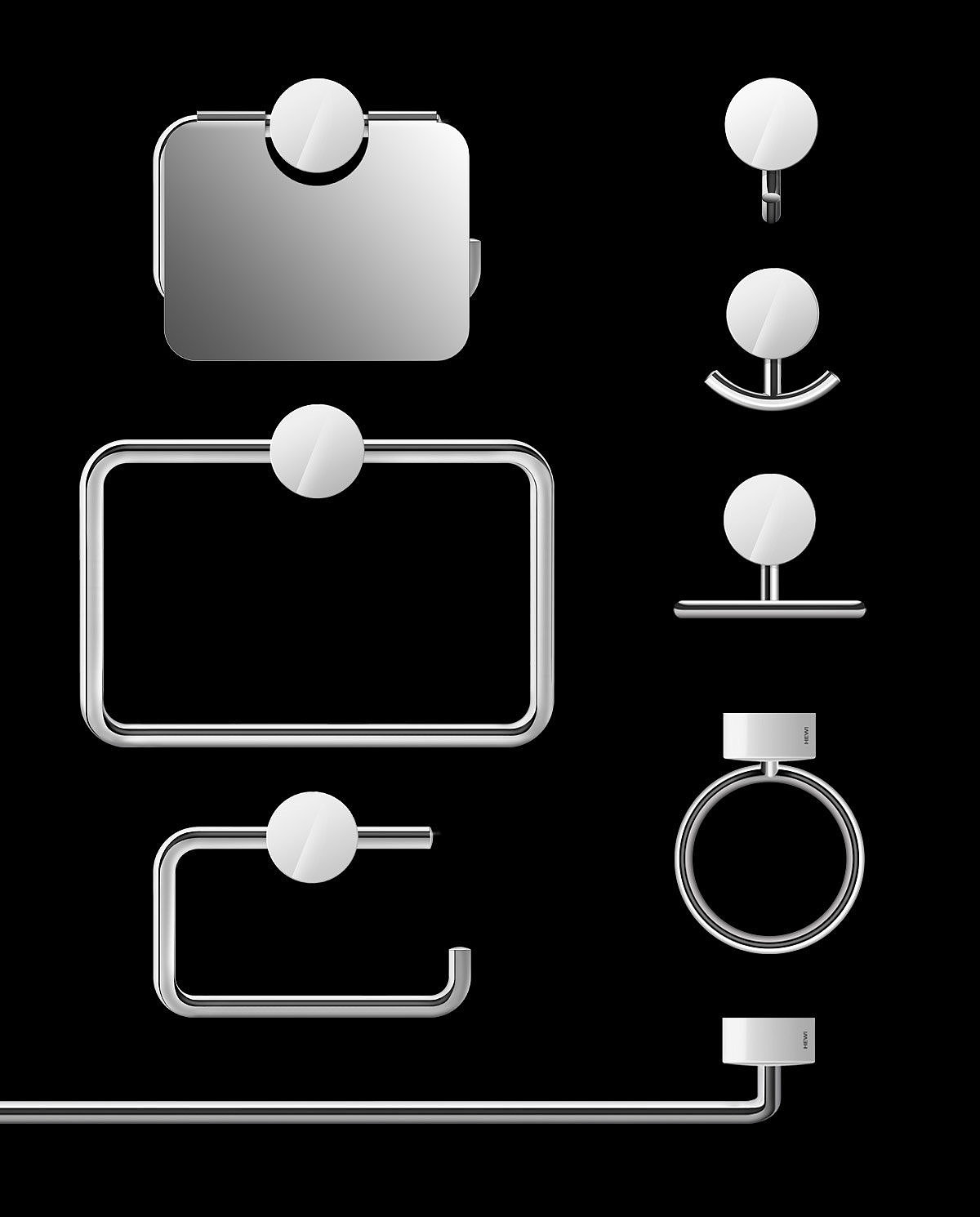 Reprint，industrial design，product design，Bathroom accessories，bathroom，function，