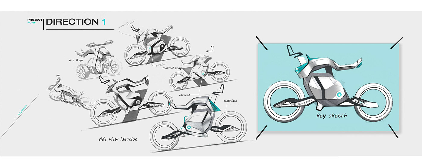 motorcycle，fury，sketch，Electric，concept，