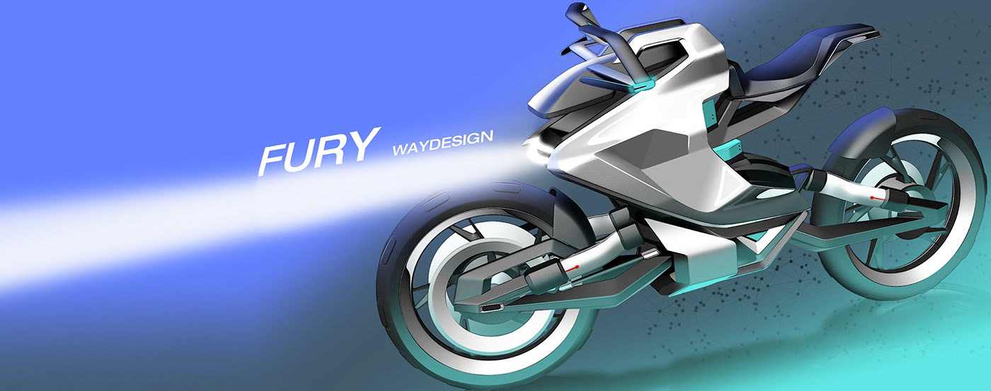 motorcycle，fury，sketch，Electric，concept，