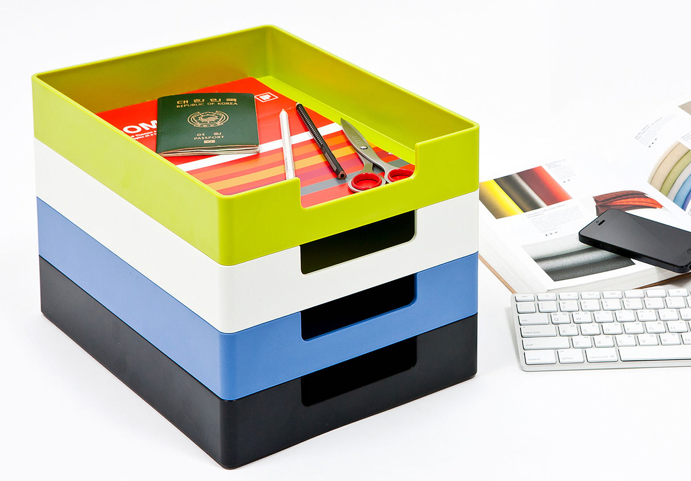 if，to work in an office，pen，