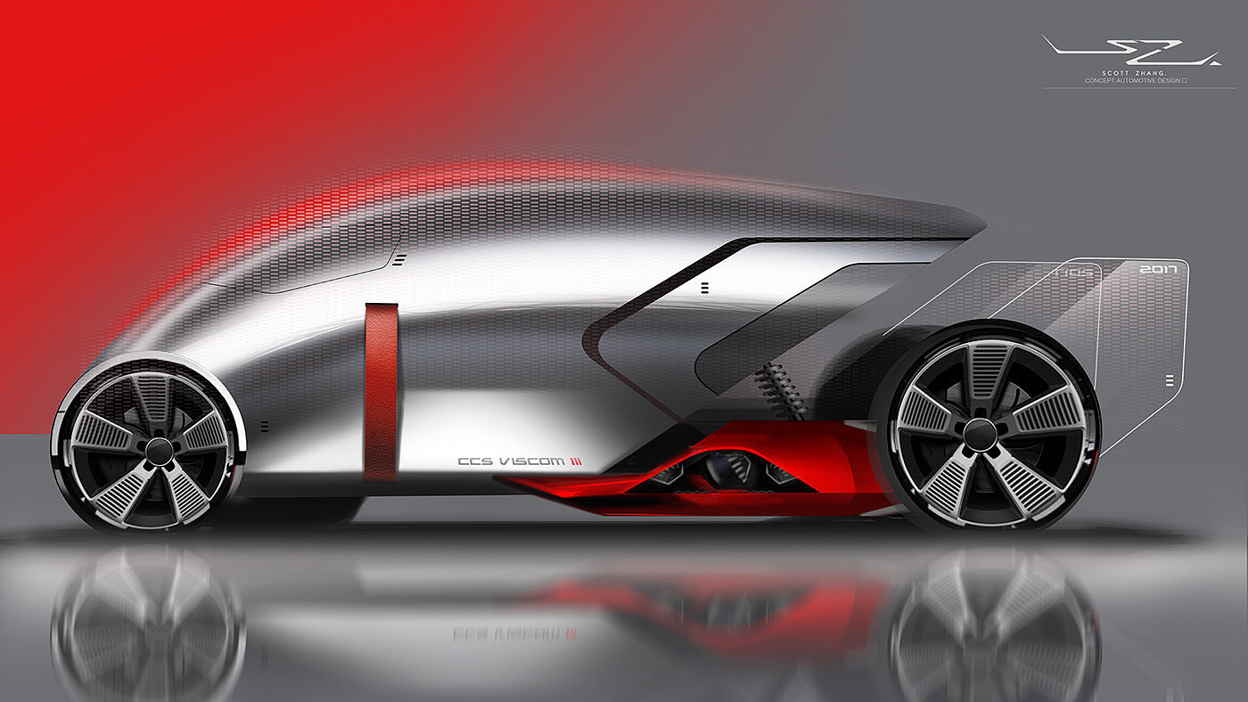 ps，Ubee ，2d rendering，design sketch，automobile，