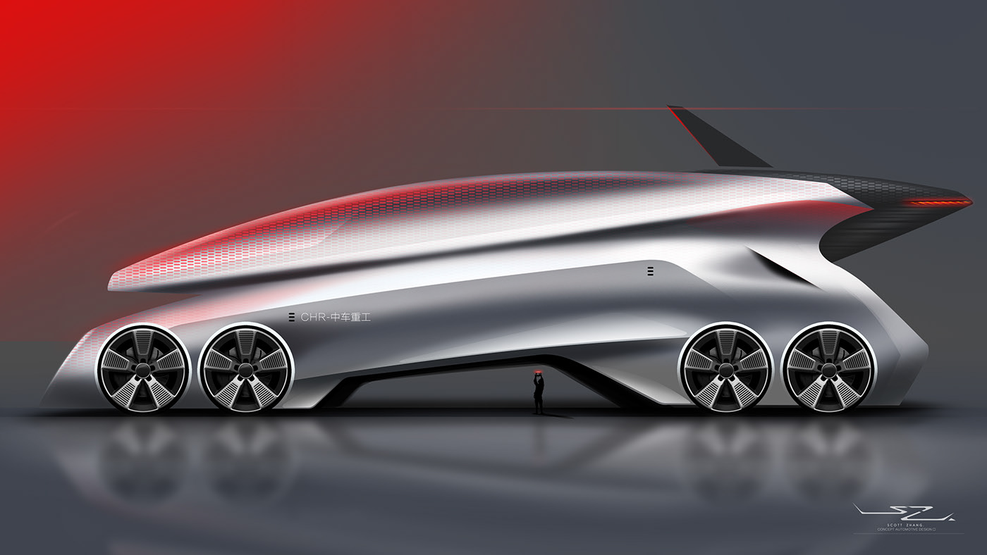ps，Ubee ，2d rendering，design sketch，automobile，