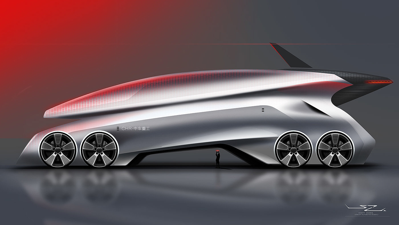 ps，Ubee ，2d rendering，design sketch，automobile，