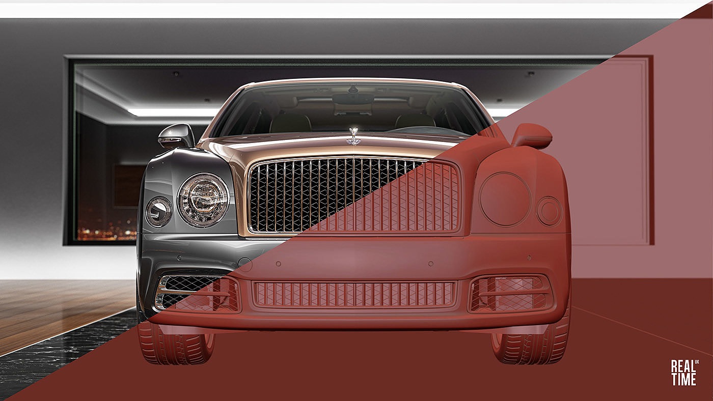 Bentley，automobile，Render，garage，