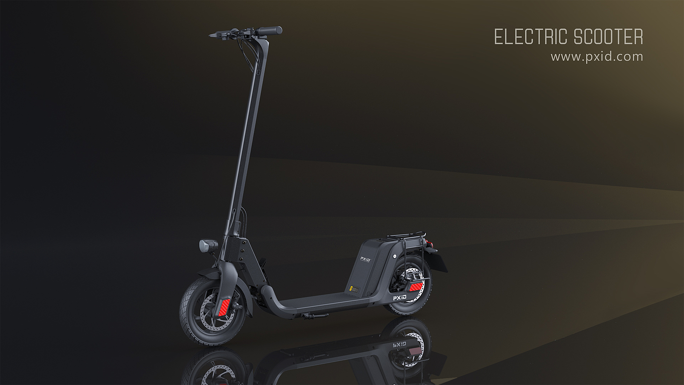 Scooter，Scooter design，Electric scooter，Design of electric scooter，Electric vehicle design，Design of transportation tools，